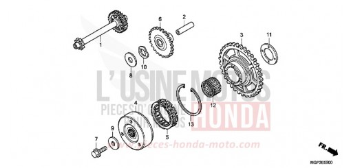FRIZIONE DI AVVIAMENTO CBR1000RRD di 2013